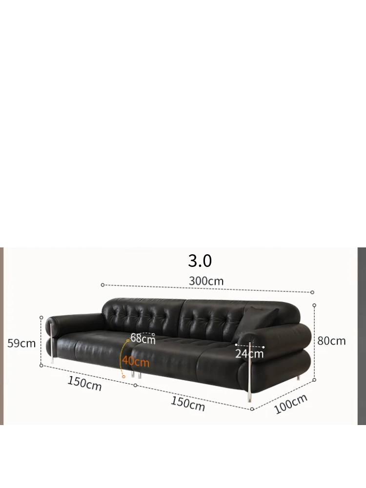 Livia Arc Chesterfield Sofa