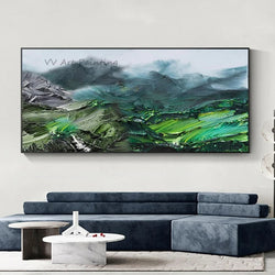 Image of Emerald Serenity Oil Painting