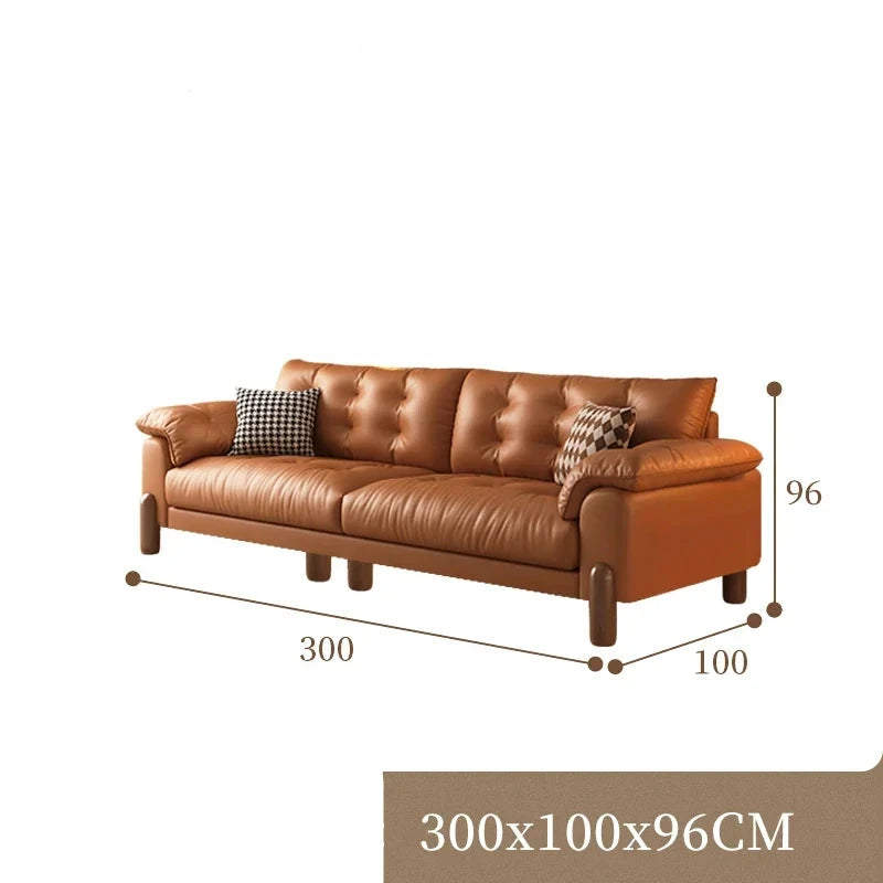 The Luvano Leather Sofa