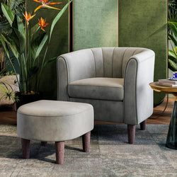 Image of Blossom Barrel Chair + FREE OTTOMAN
