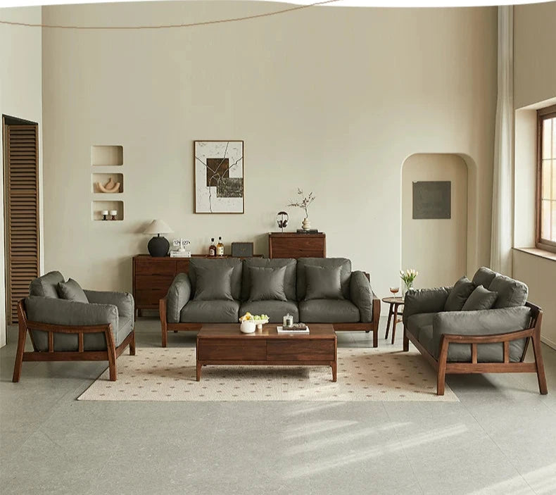 Nordholm Walnut Sofa