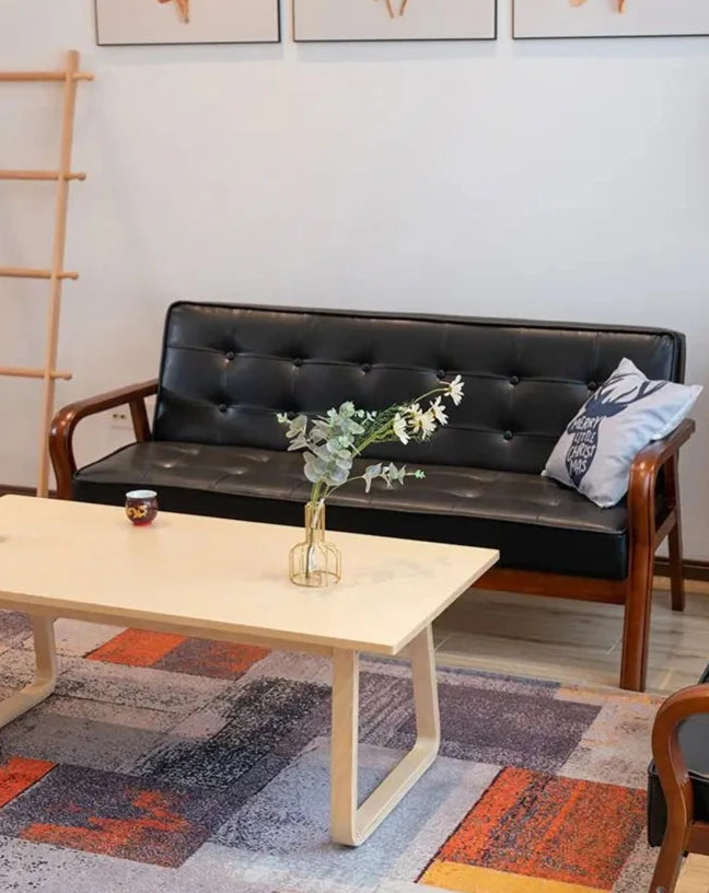 Alderwood Leather Sofa