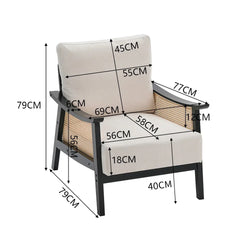 Image of Soleil Rattan Armchair