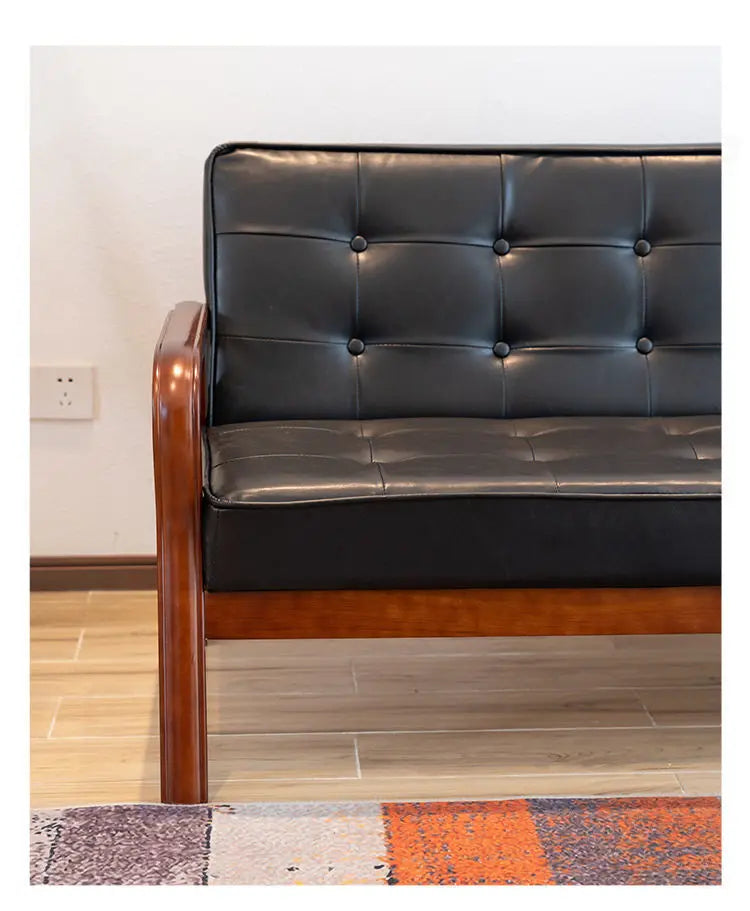 Alderwood Leather Sofa