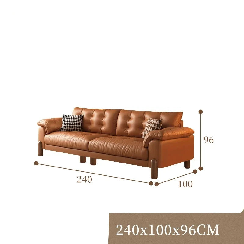 The Luvano Leather Sofa