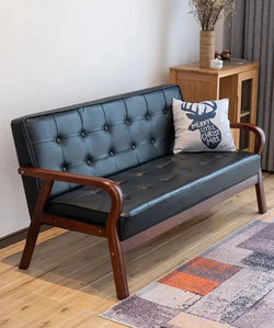 Image of Alderwood Leather Sofa