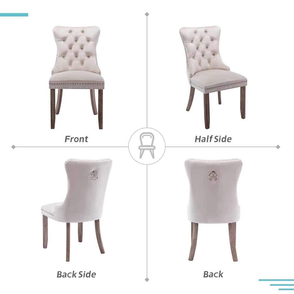Camilla Velvet Chair Set
