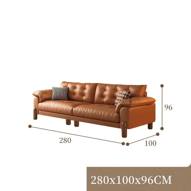 The Luvano Leather Sofa