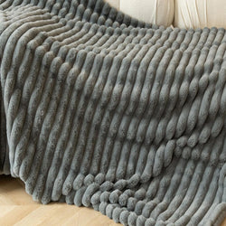 Image of Grey Isla Extra thick Throw