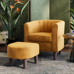 Image of Blossom Barrel Chair + FREE OTTOMAN
