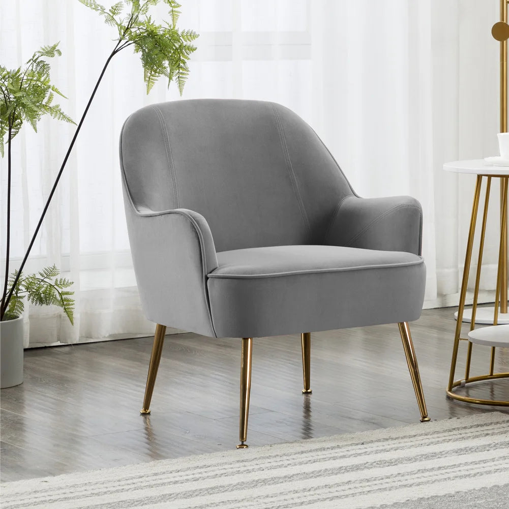 Aurora Velvet Armchair
