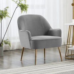 Image of Aurora Velvet Armchair