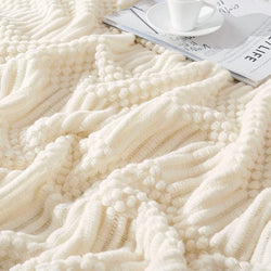 Image of Cream White Throw