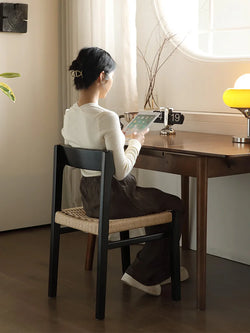 Image of Kyoto Noir Rattan Chair