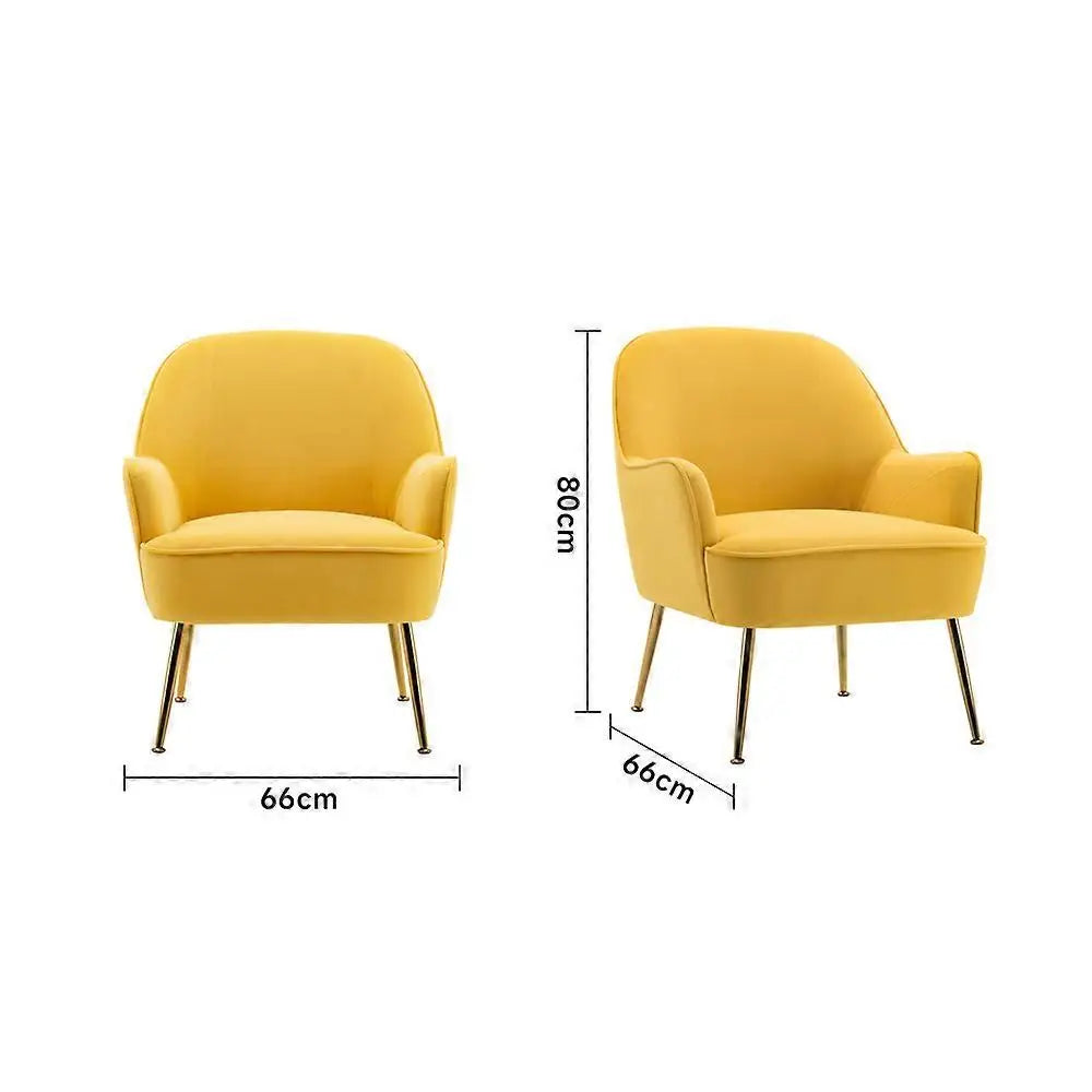 Aurora Velvet Armchair