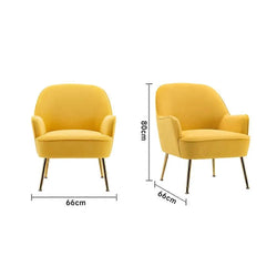 Image of Aurora Velvet Armchair