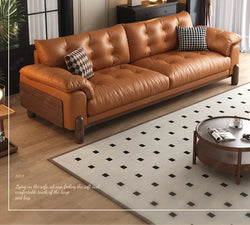 Image of The Luvano Leather Sofa