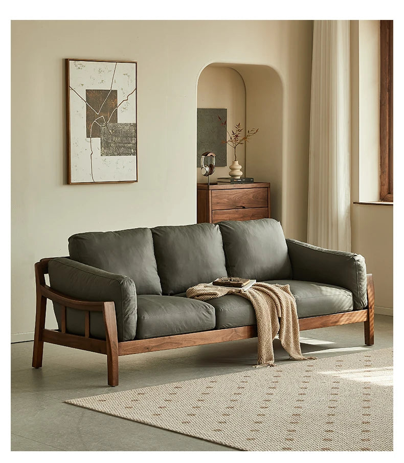 Nordholm Walnut Sofa