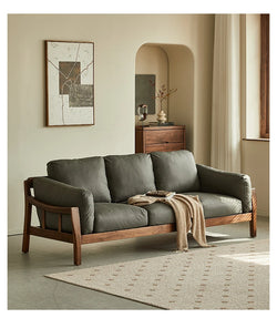 Image of Nordholm Walnut Sofa
