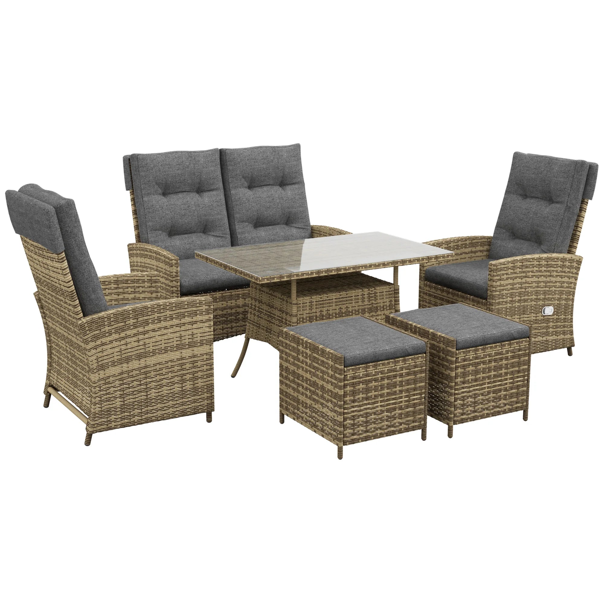 The Stratford Reclining Garden Set