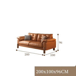 Image of The Luvano Leather Sofa