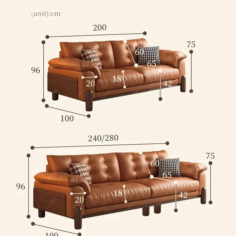 The Luvano Leather Sofa
