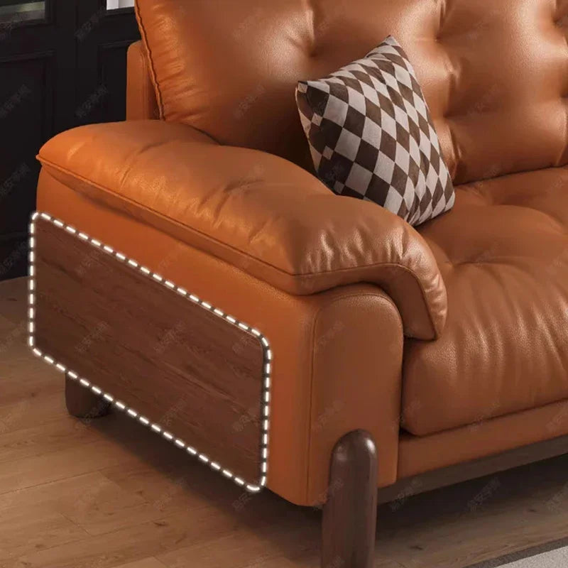 The Luvano Leather Sofa
