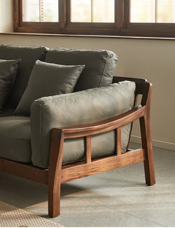 Image of Nordholm Walnut Sofa