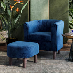 Image of Blossom Barrel Chair + FREE OTTOMAN