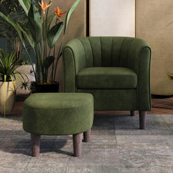 Image of Blossom Barrel Chair + FREE OTTOMAN