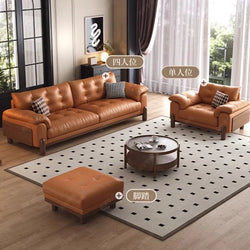 Image of The Luvano Leather Sofa