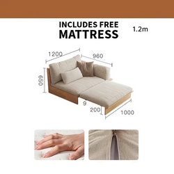Image of Kyoto Folding Sofa Bed + FREE MATTRESS